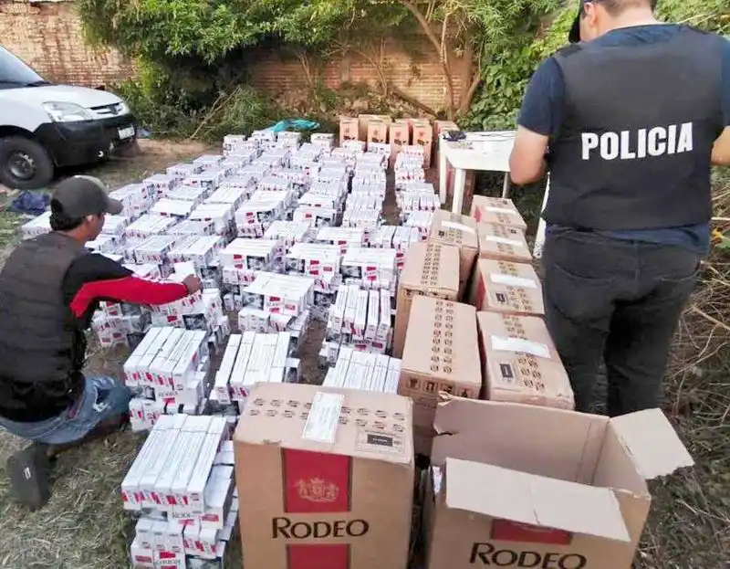 La Policía secuestró cargamento de cigarrillos
valuado en más de 43 millones de pesos