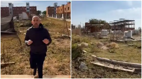 Sanzio mostró el abandono del PROCREAR en Baradero y presentó una ordenanza para recuperar las tierras