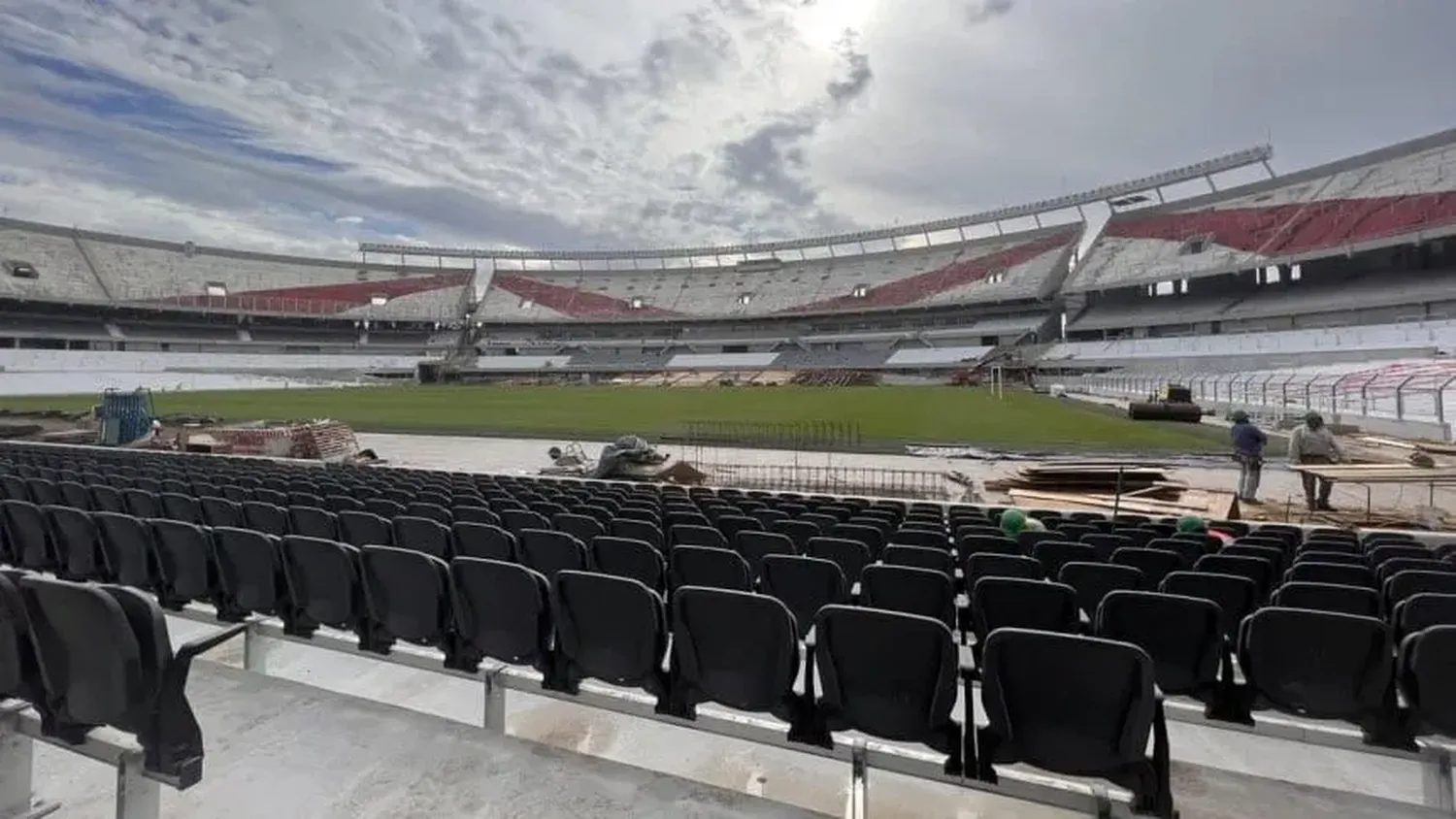 Así está el Monumental a días de la vuelta de River