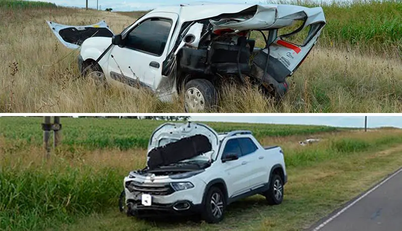 Los hermanos De Benedictis se encuentran bien, tras el accidente