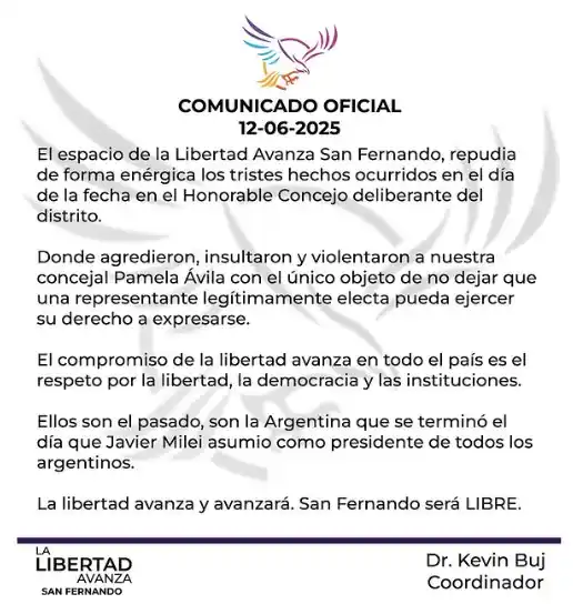 comunicado LLA
