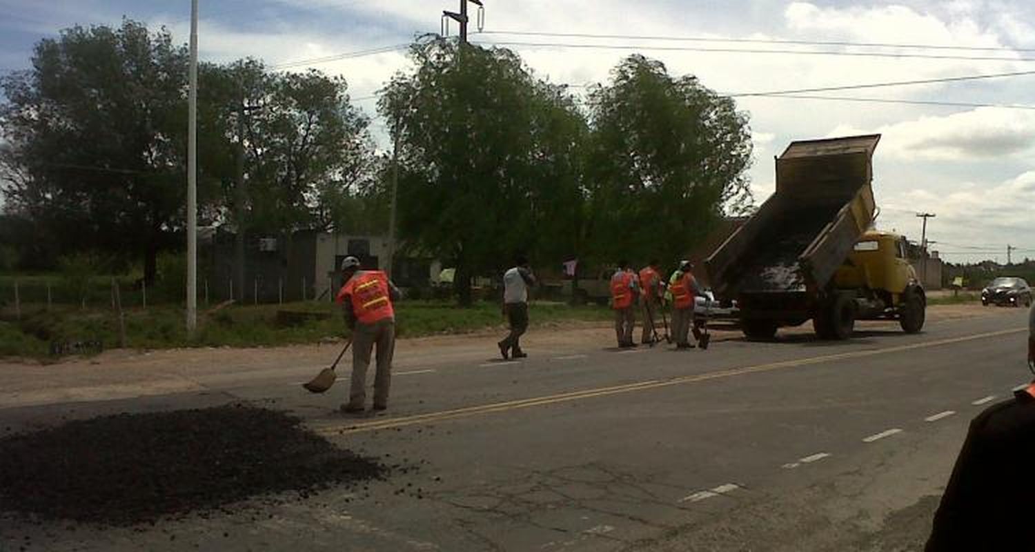 Obras Públicas trabajó para reparar la ruta 1001