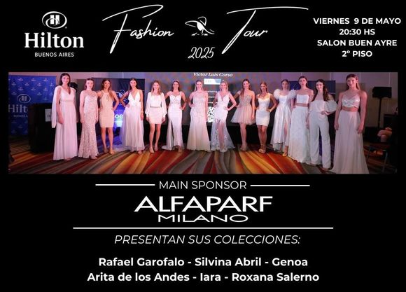 Todo listo para el Fashion Tour 2025 en el Hilton de Buenos Aires