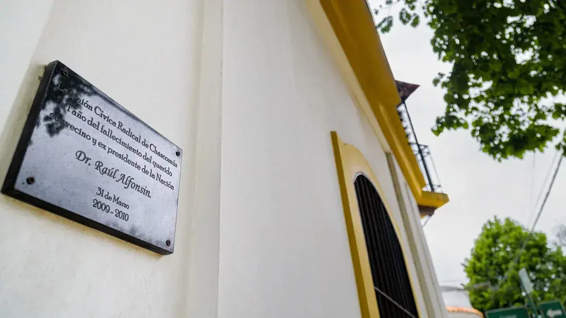 La casa del ex presidente Raúl Alfonsín fue donada al municipio de Chascomús para hacerla museo.