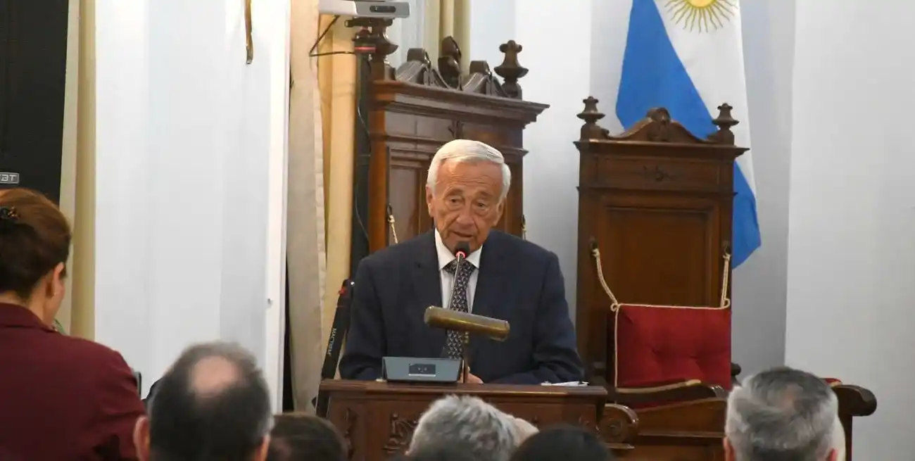 El letrado anticipó que 2026 será su último año en el Poder Judicial. Foto: Manuel Fabatía.