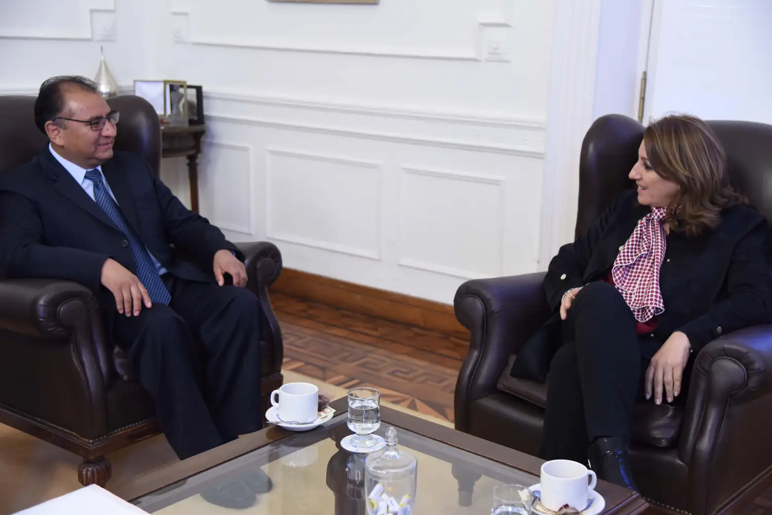 Fein encabezó una importante reunión bilateral con Bolivia