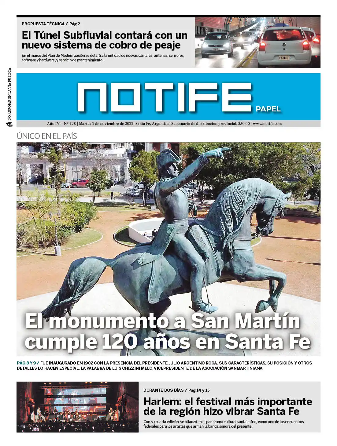 Semanario Notife: Edición N° 425