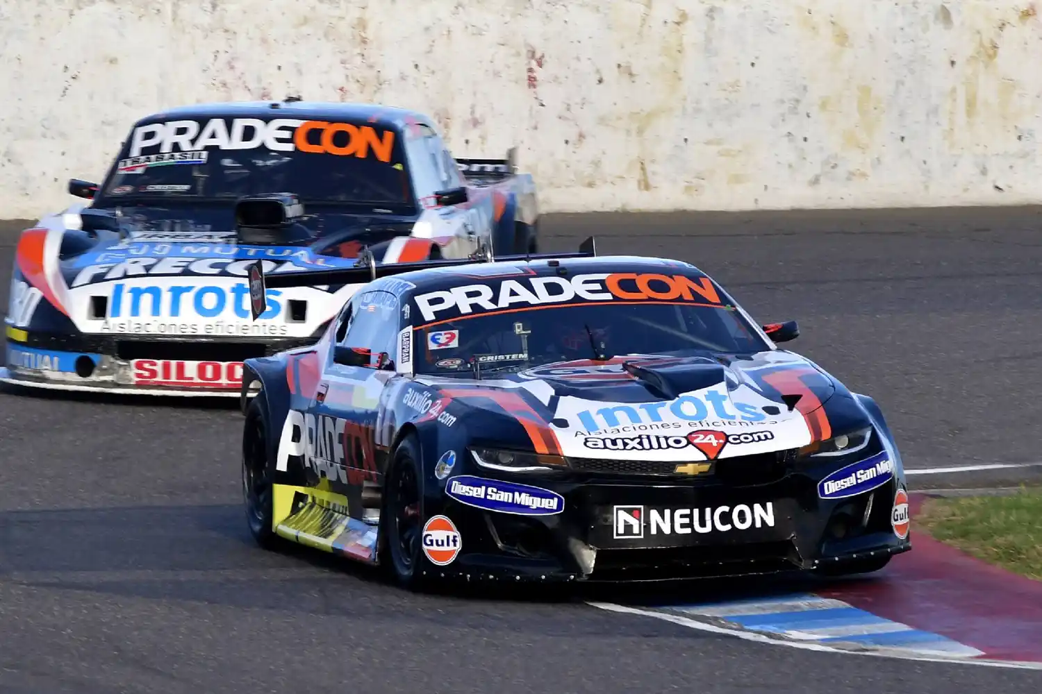 Christian Ledesma transitando una chicana (Foto: ACTC)