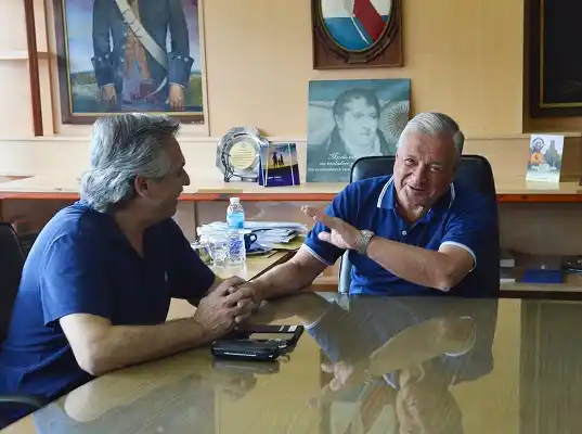 Lauritto recibió a Alberto Fernández