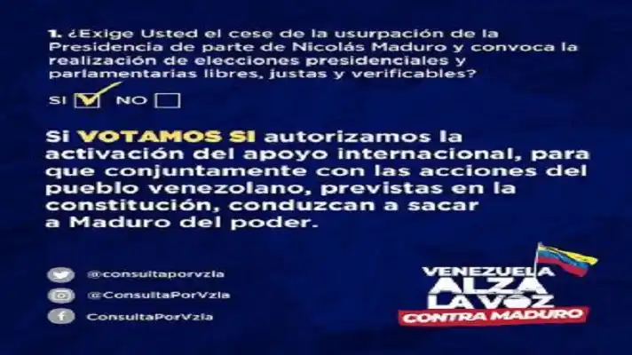 Tras superar fallas técnicas: Consulta Popular activa por Telegram y la aplicación Voatz