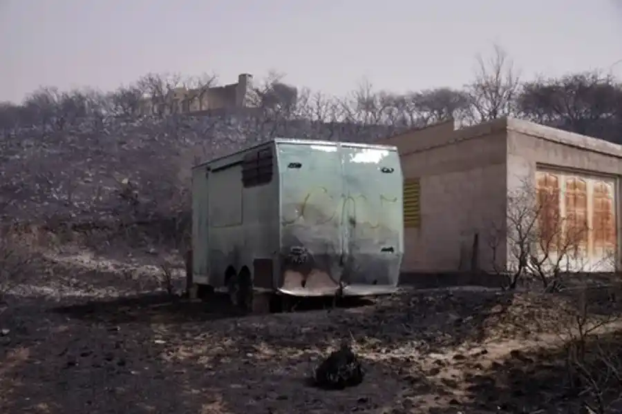 Incendios forestales en San Luis y Córdoba por la sequía y el viento intenso