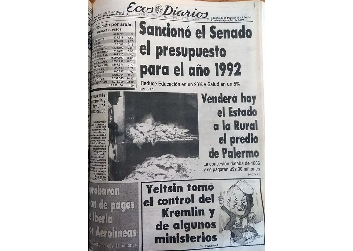 Viernes 20 de diciembre de 1991