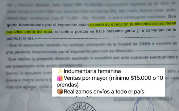 Tienda publicita una dirección de San Pedro, pero es una casa de familia: “No transfieran dinero sin informarse”