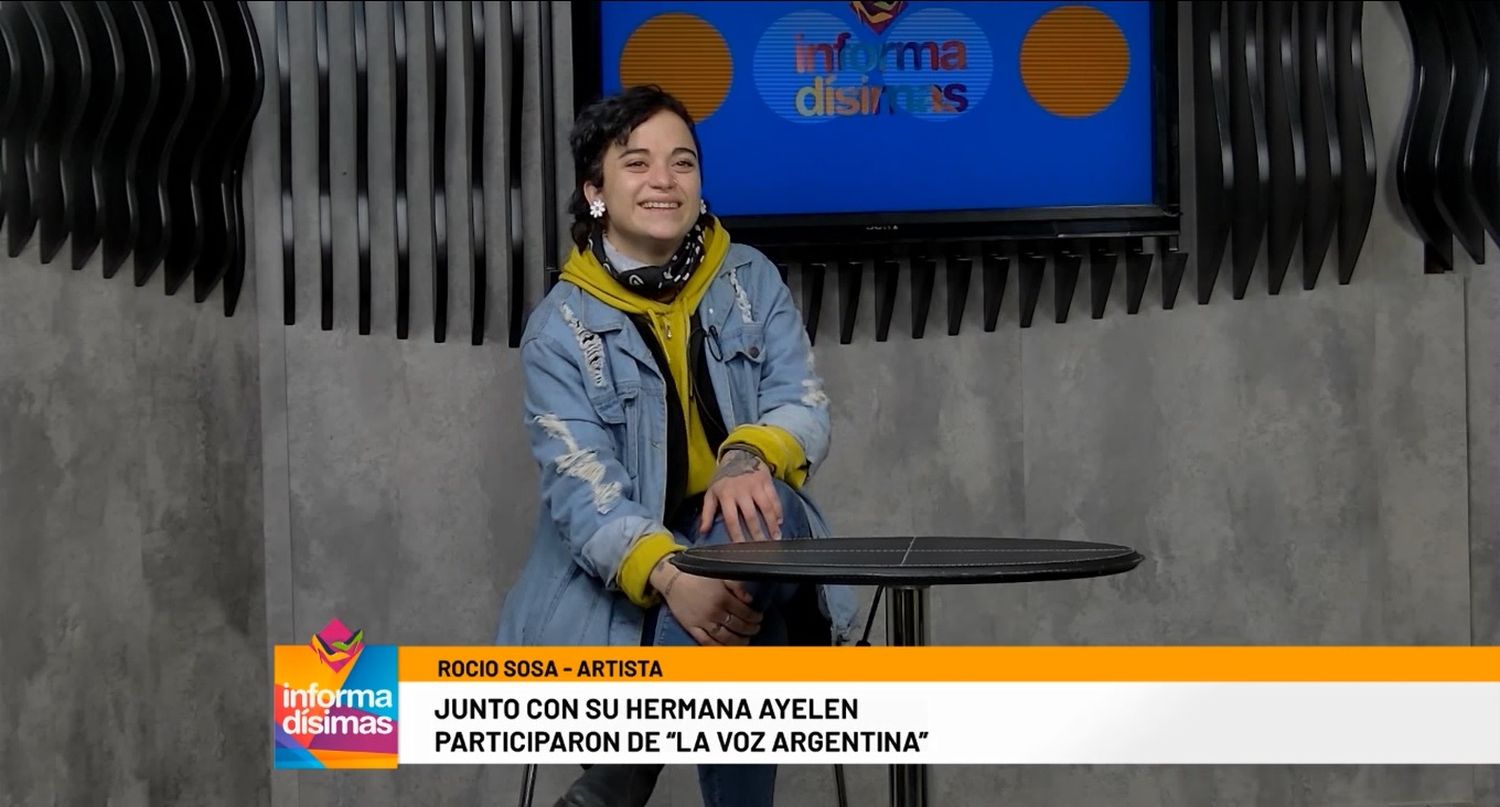 Junto con su hermana Ayelén participaron de "La voz Argentina"