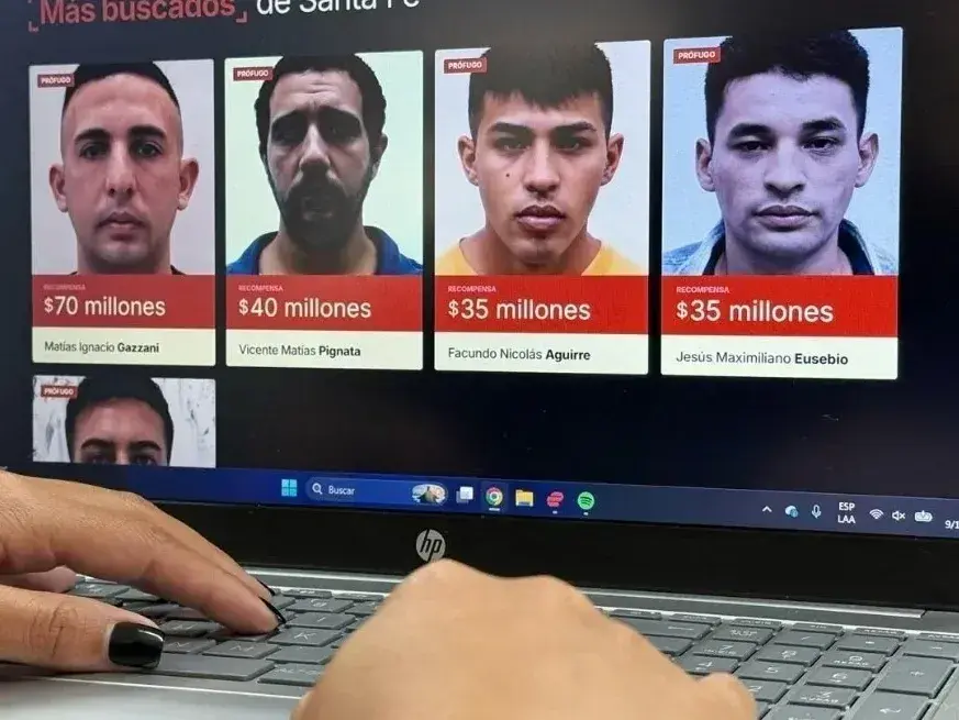 La nueva web reúne información sobre prófugos, recompensas y pedidos de paradero en Santa Fe.