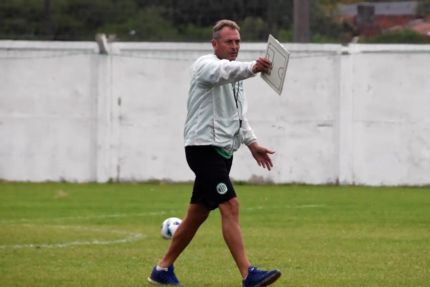 Mignini durante la práctica (FOTO: Prensa Kimberley)