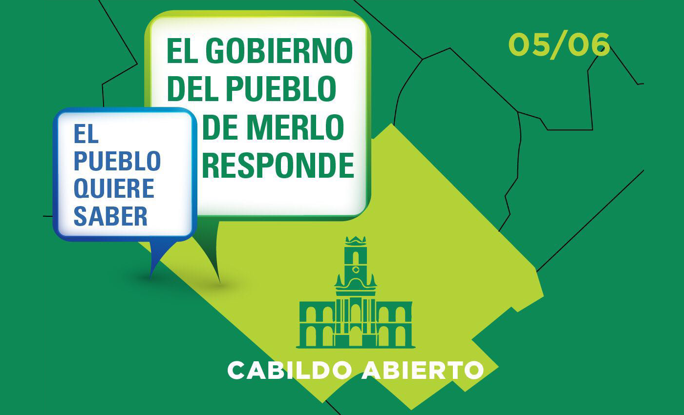 Merlo: Funcionarios organizan Cabildo Abierto para atender sin intermediarios a todos los vecinos