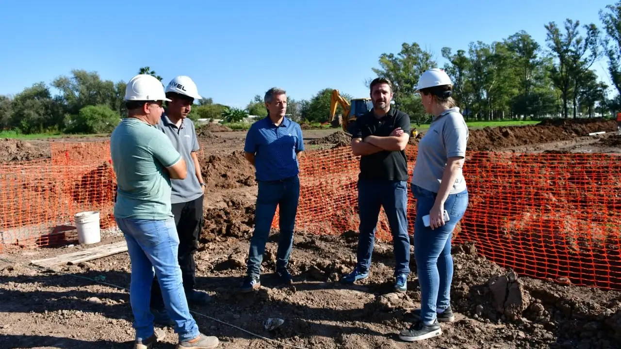 Continuan los trabajos en La Arbolada: Bernarte y Ortega en el lugar