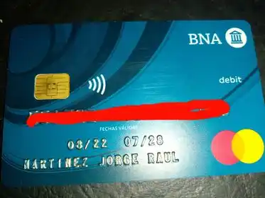 Encontraron la tarjeta de Jorge