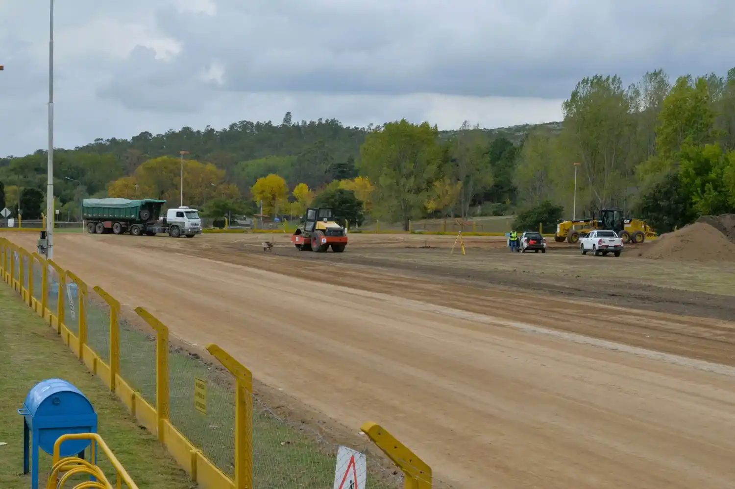 obras en la pista - 1