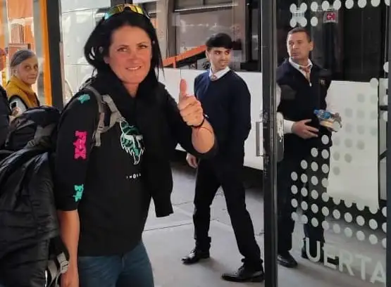 Corina Butti ya partió rumbo a Chile, donde disputará otra competencia de alta exigencia.