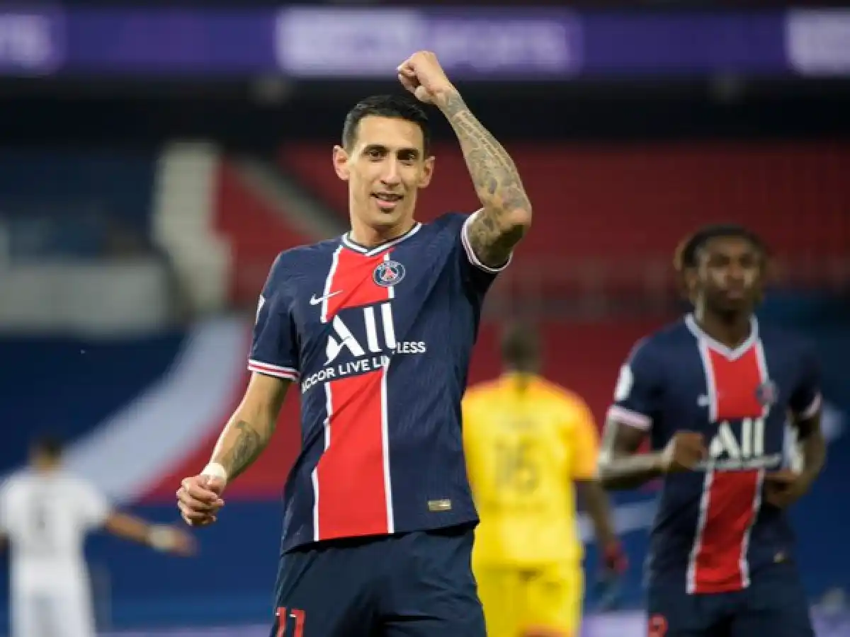 Di María brilló en la victoria del PSG