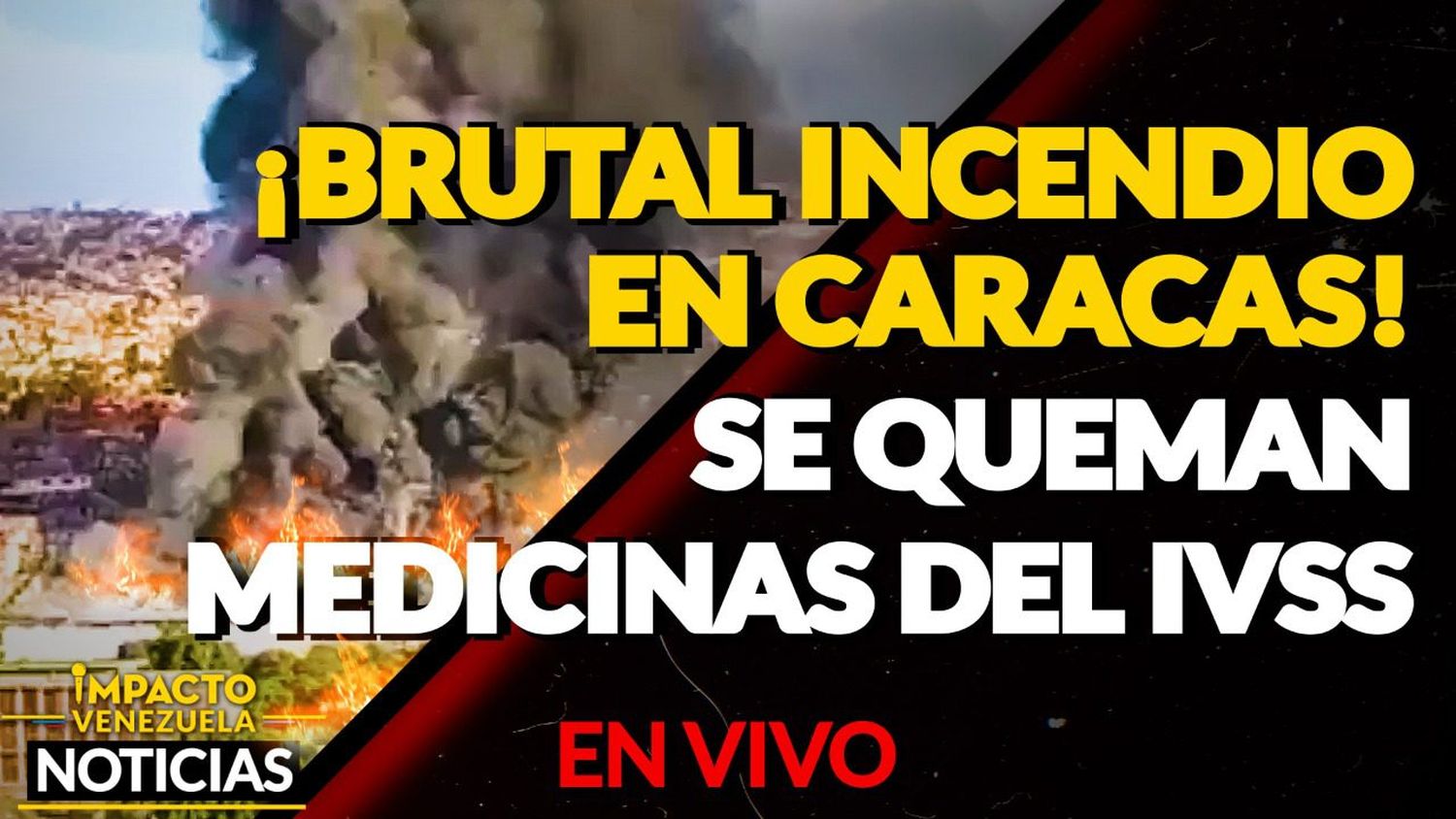 OFICIALMENTE: Hubo pérdida total en depósito de IVSS  VIDEO – IMPACTO VENEZUELA