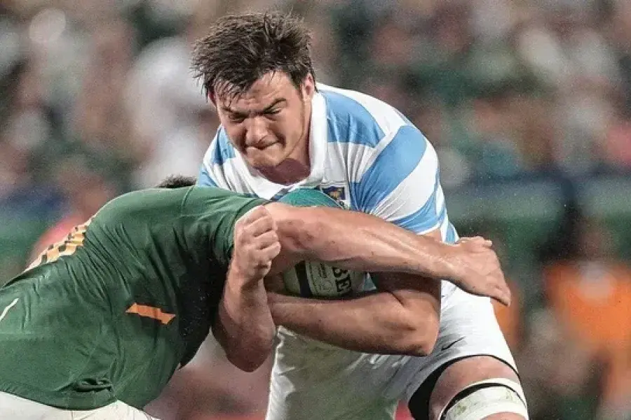 Rubiolo con Los Pumas ante Sudáfrica
