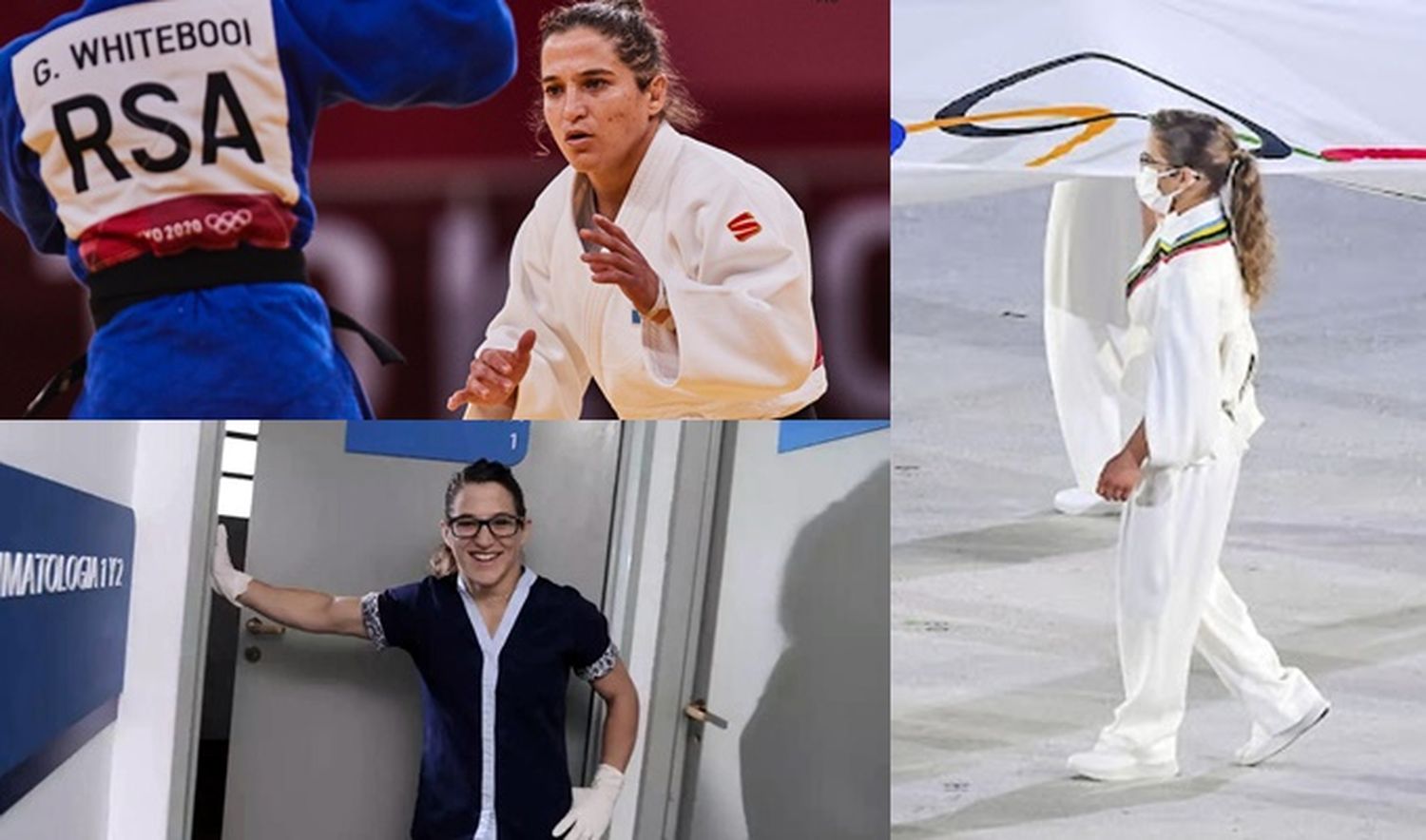 Tokio 2020: La doctora Peque Pareto se despidió a lo grande del judo profesional