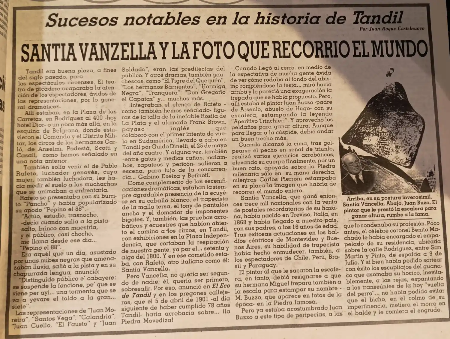 Santía Vanzella y la foto que recorrió el mundo