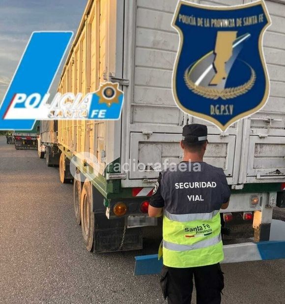 Identificaron a un camionero que circulaba con documentación falsa y patentes apócrifas en Ceres