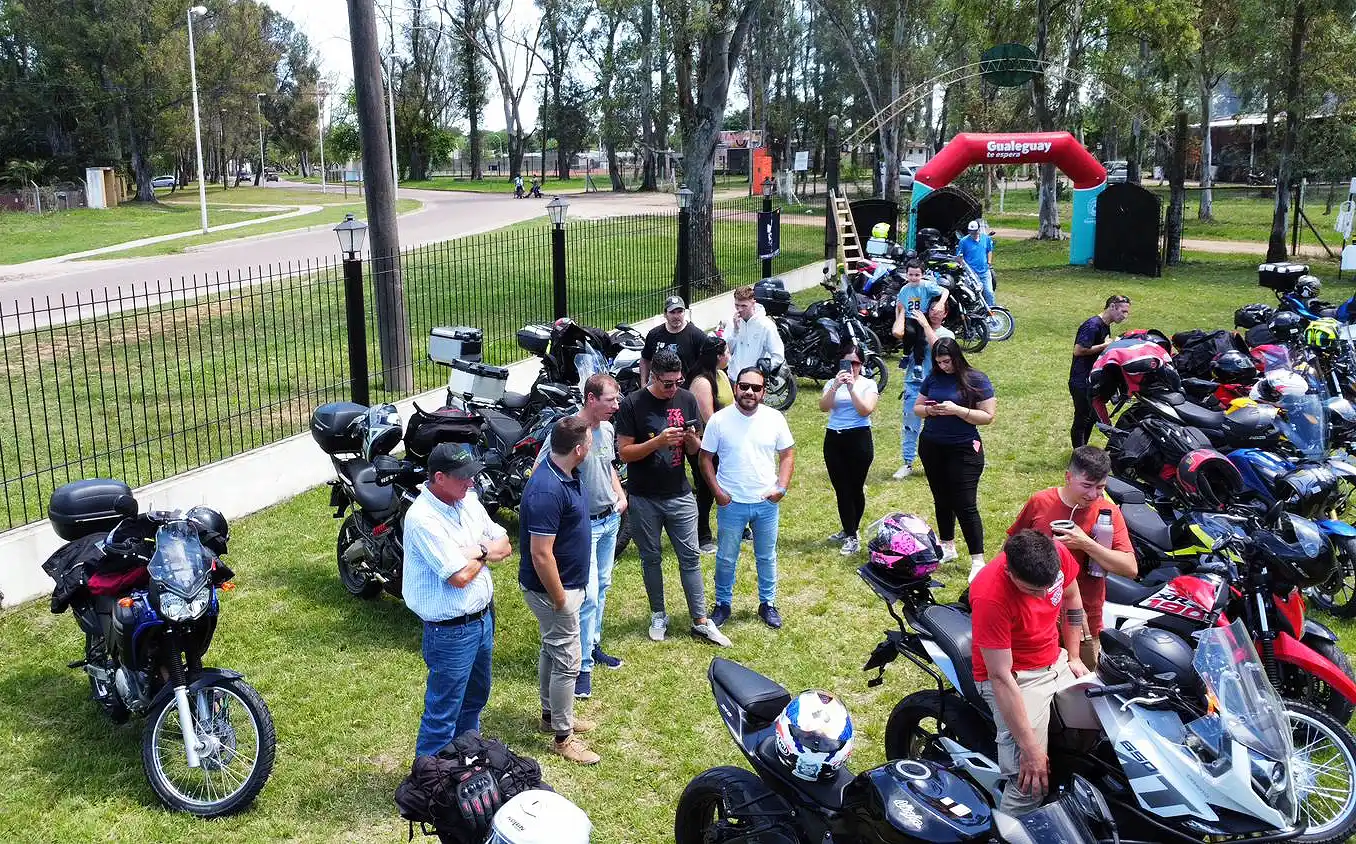 Se realizó el primer encuentro “Moto asado”