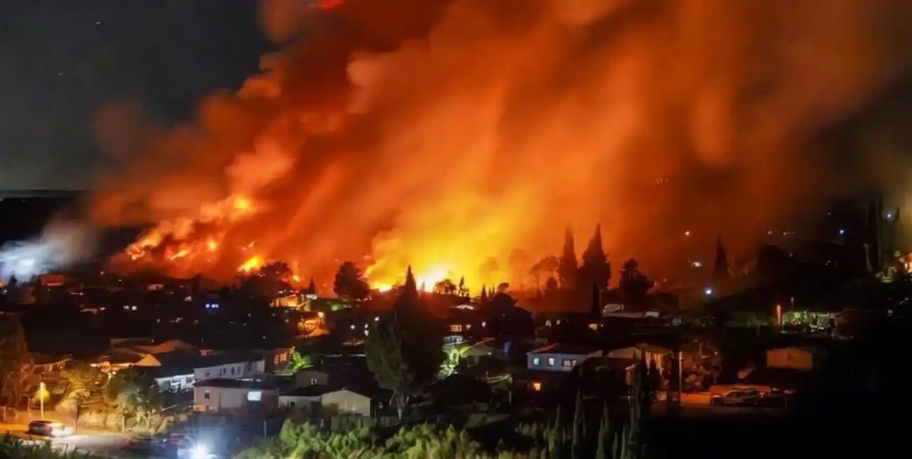 La tragedia provocada por una ola de incendios forestales en el centro y sur de Chile