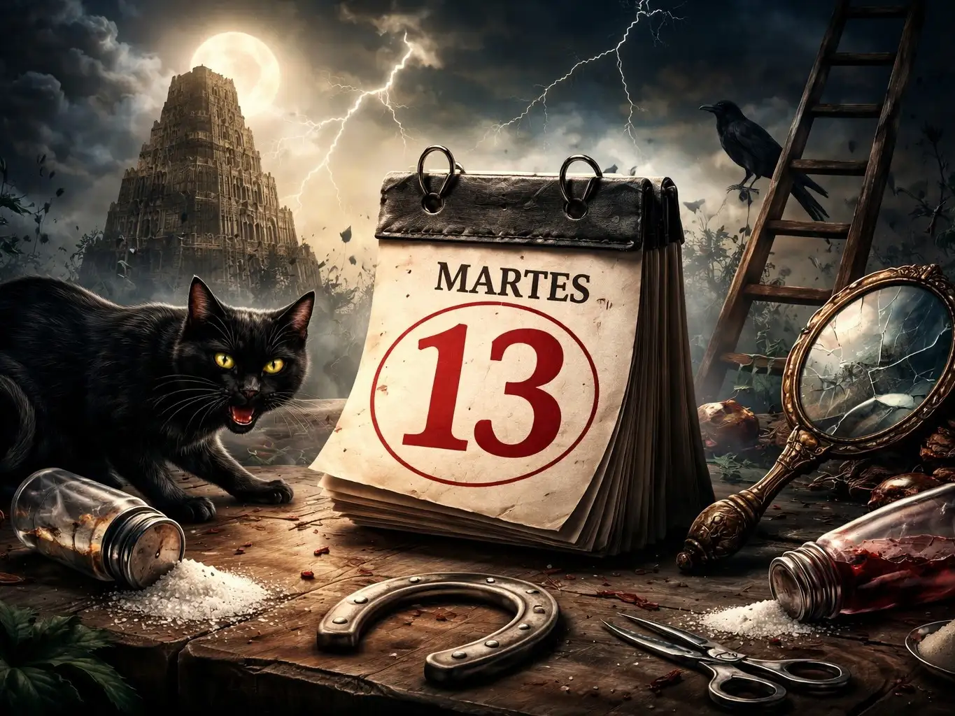 El martes 13 es considerado un día de mala suerte.