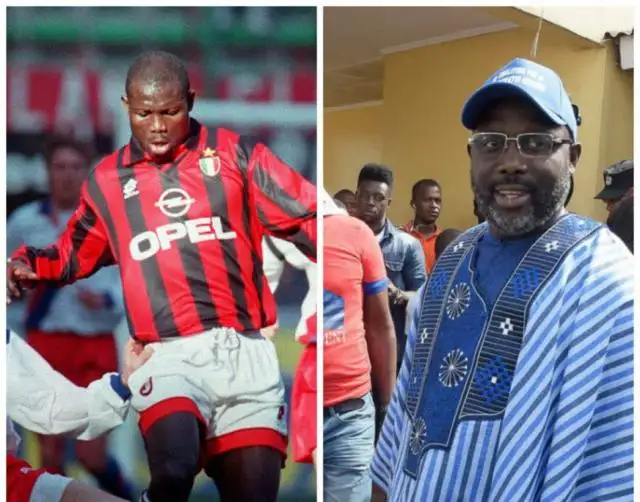 De goleador del Milan a la presidencia de su país: Weah, a un paso del triunfo