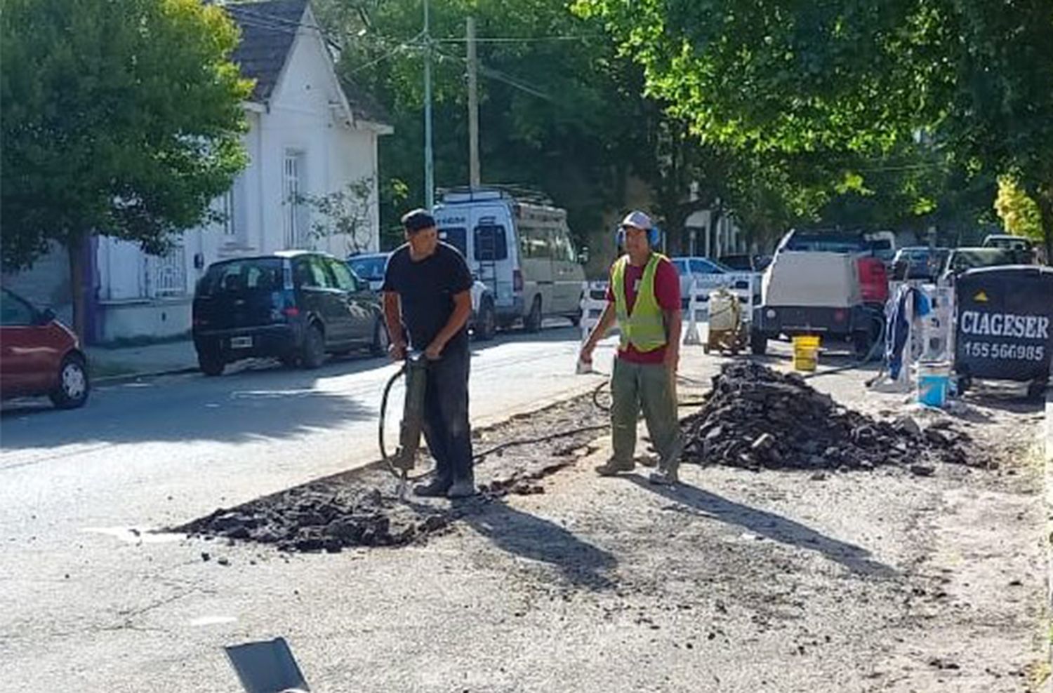 Repavimentación y cordón cuneta: los cortes de tránsito en Mar del Plata