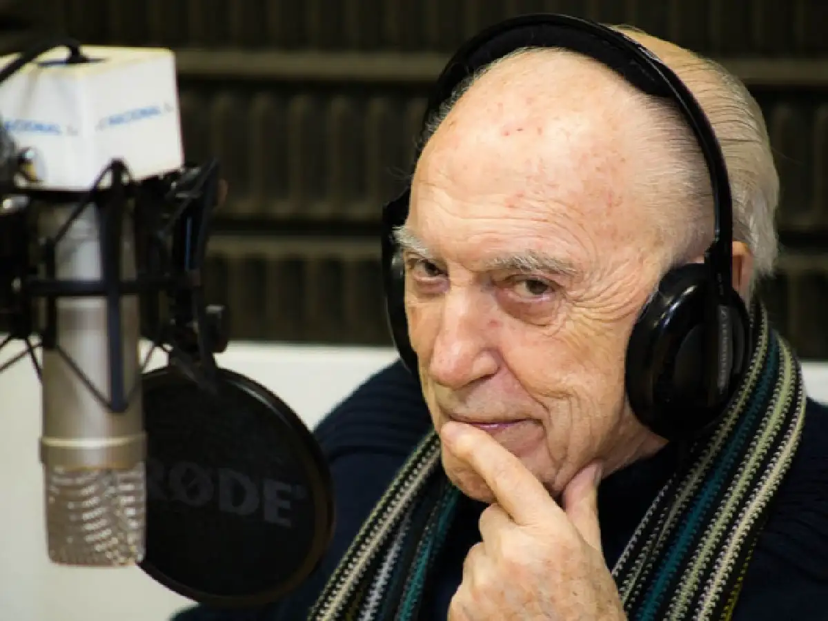 A los 90 años, murió el gran locutor Cacho Fontana