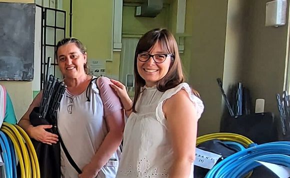 La nicoleña Lorena López asumió como jefa distrital de Educación y encabezó su primer acto