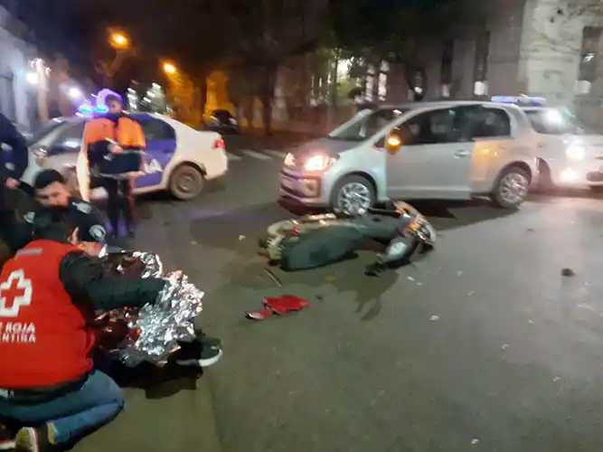 Cinco personas resultaron con heridas en accidentes de tránsito