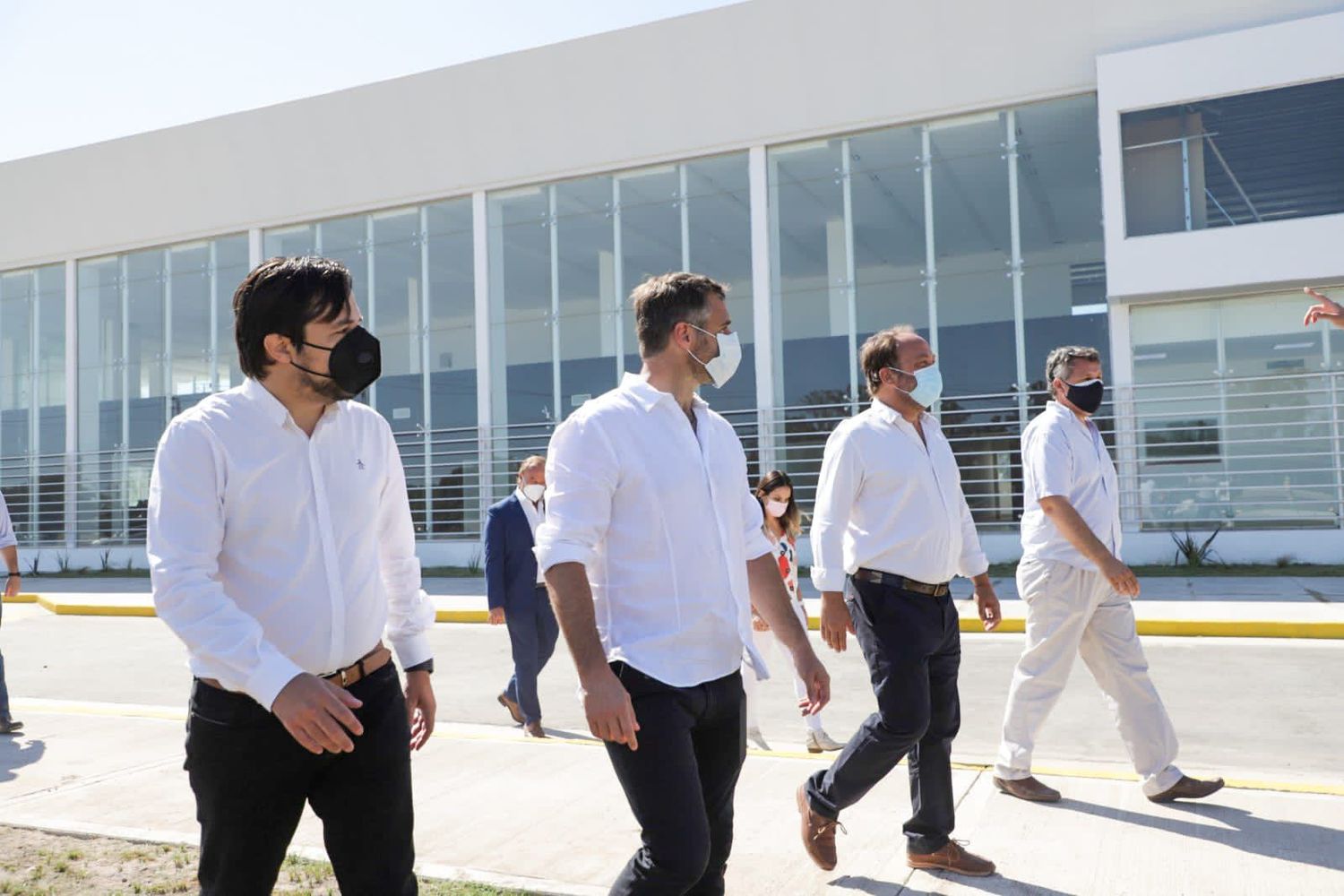 Achával y Kreplak recorrieron la obra del Hospital Central: "Nos llena de expectativa", expresó el ministro