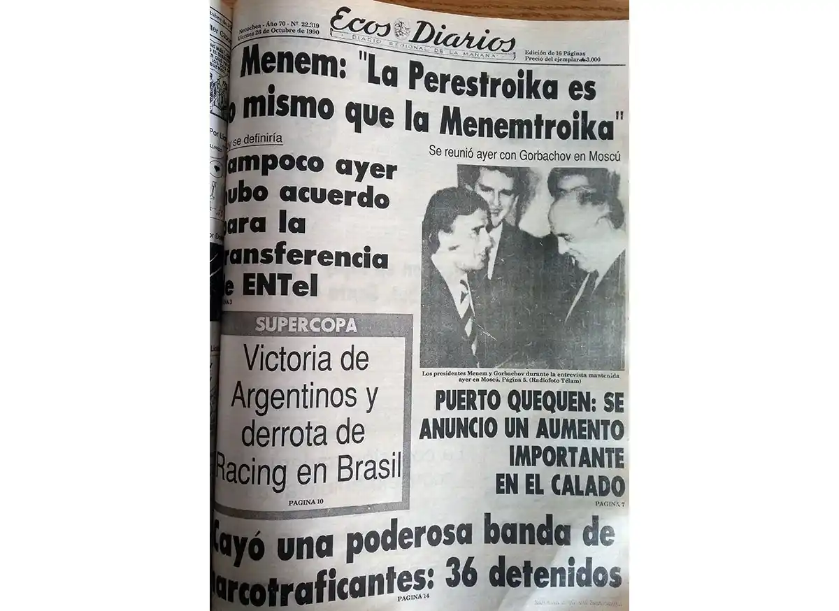 Viernes 26 de octubre de 1990