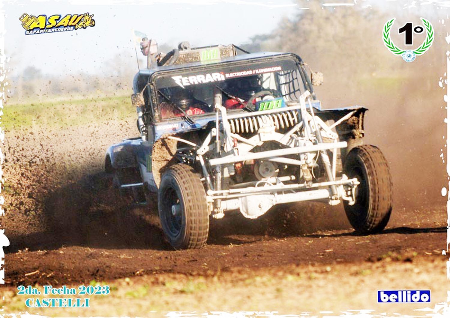 El Jeep/Chevrolet de los hermanos Leandro y Juan Manuel Ferrari, ganadores de la Clase 1