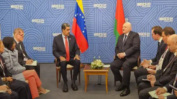 CUMBRE de los BRICS: Maduro se encuentra con Lukashenko para «reforzar lazos de cooperación con Venezuela»