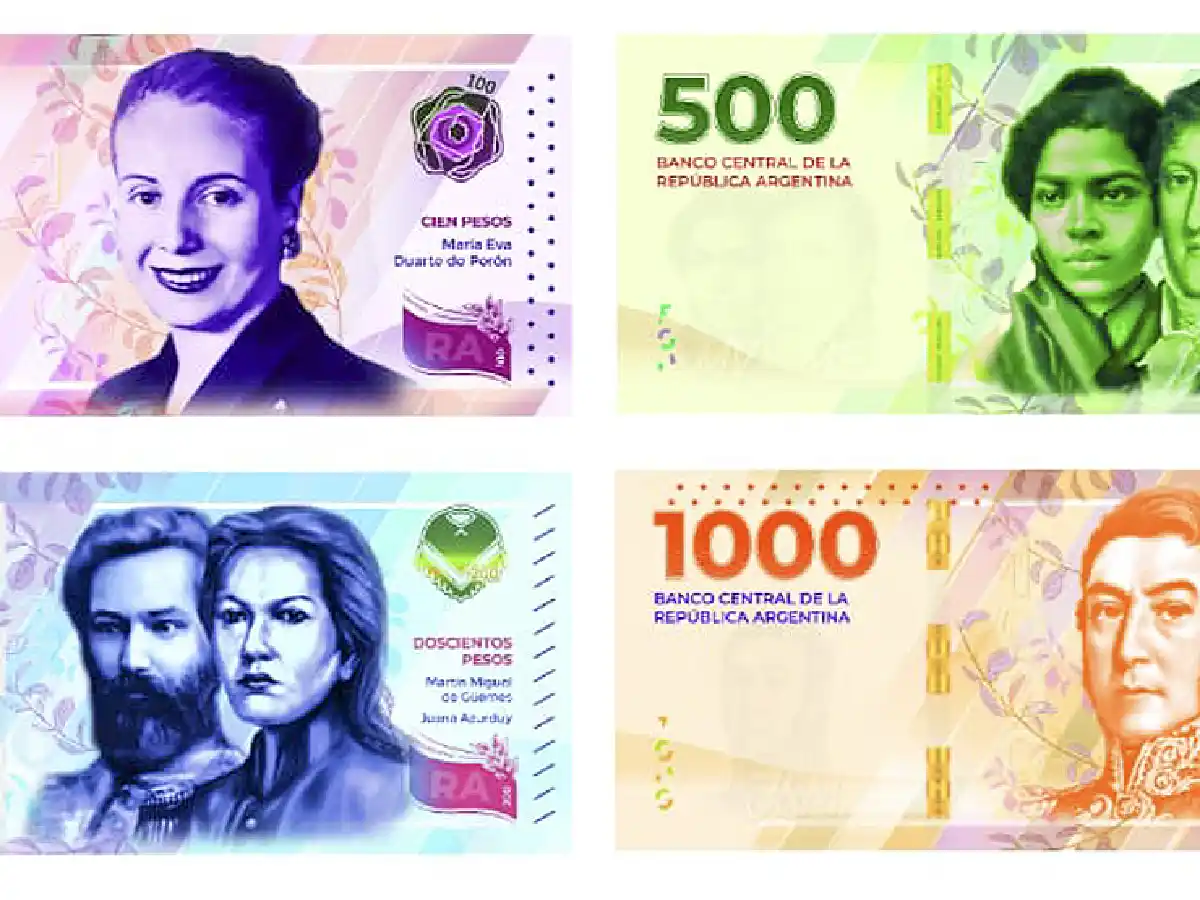 Quiénes son los próceres y las heroínas de los nuevos billetes