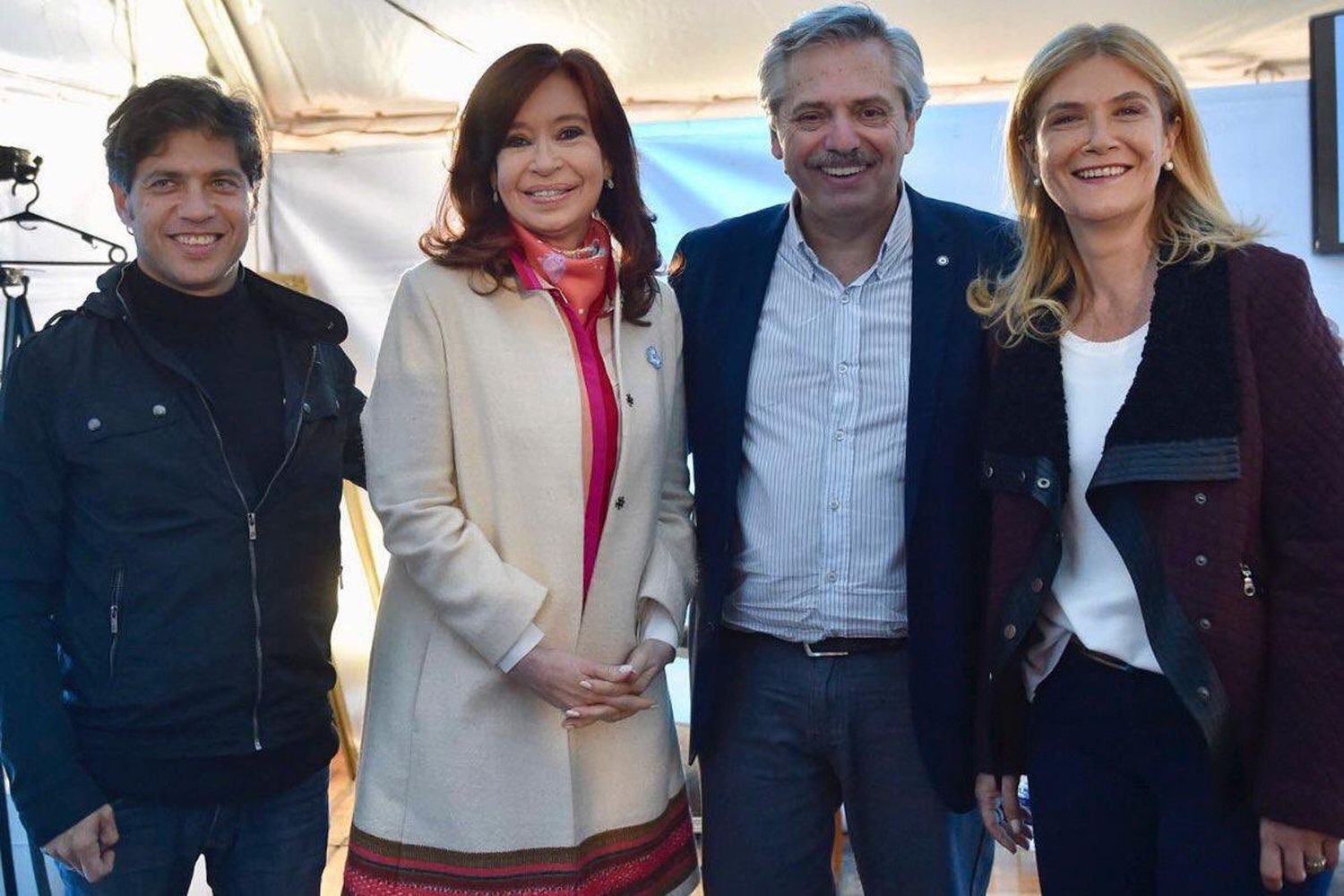Los intendentes celebraron la fórmula Kicillof - Magario 