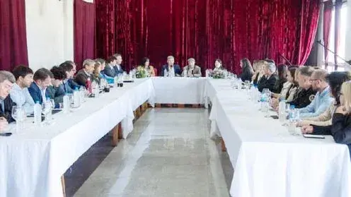 Frigerio reunió a sus ministros en General Galarza: “Hay que tener mucha presencia en territorio”