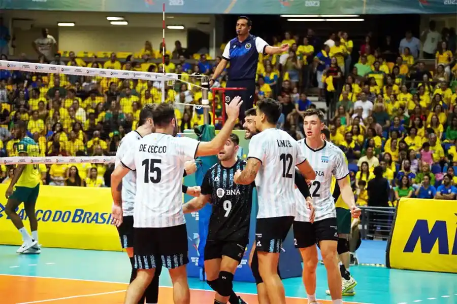 Épico triunfo del vóleibol argentino en Brasil