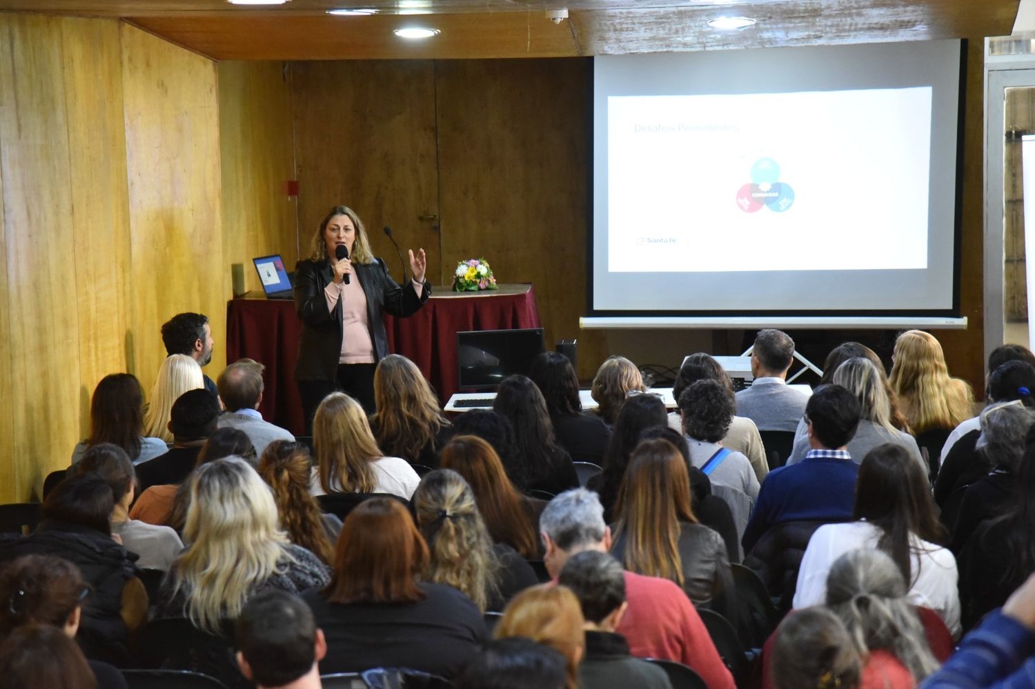 La ministra de Salud, Silvia Ciancio, encabezó el encuentro.