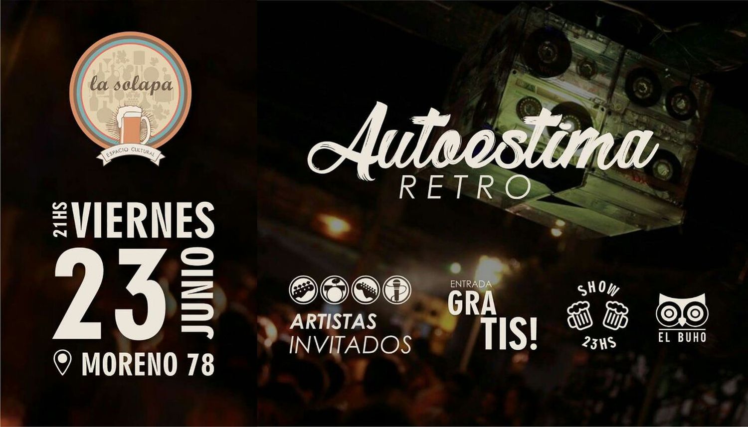 Noche retro de la mano de Jonathan Batisteza en "La Solapa"