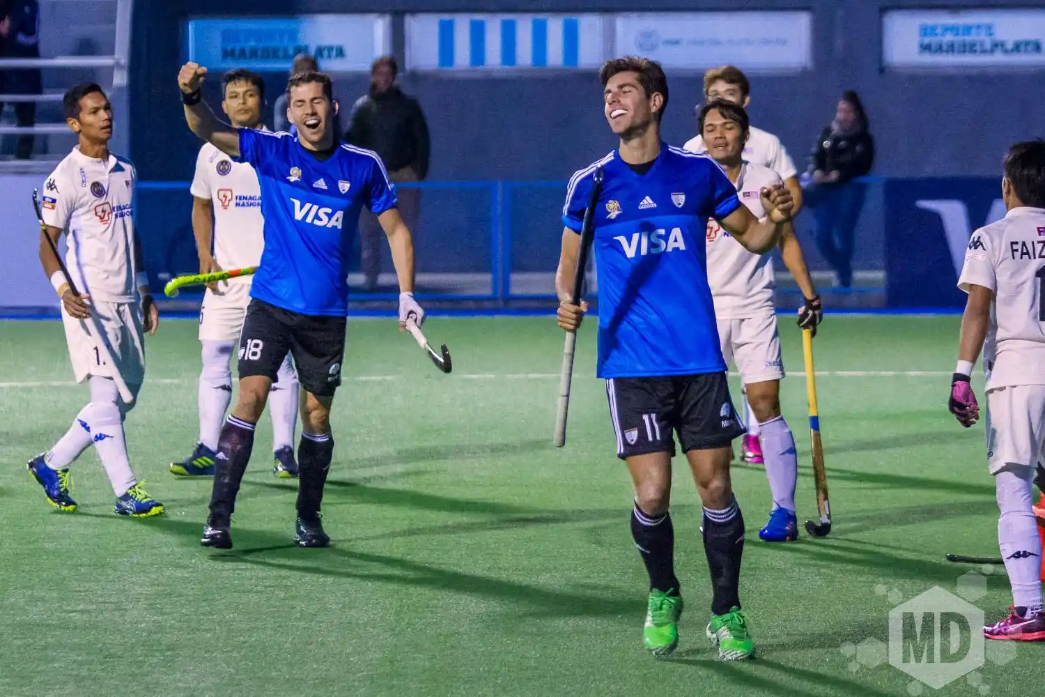 Los Leones volvieron a golear a Malasia